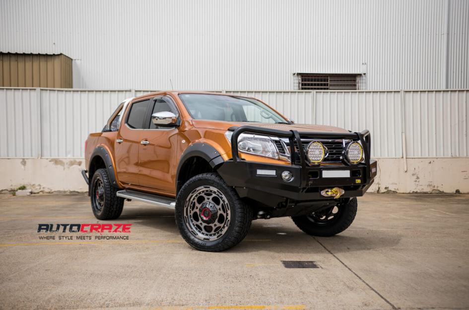 NISSAN NAVARA DEMODOG XD SATIN BLACK GREY TINTED CLEAR COAT